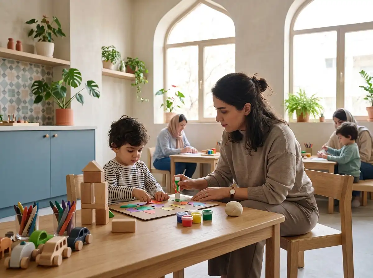 لیست کارگاه های مادر و کودک برای رشد همهجانبه فرزندتان 2 کارگاه هنر و خلاقیت در لیست کارگاه های مادر و کودک
